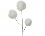 Kalėdinė dekoracija FLUFFY BALL, baltos sp., 12 x 70 cm, 1 vnt