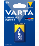Elementai VARTA LONGLIFE POWER, 9V, &scaron;arminiai, 1 vnt