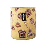 Kvepianti žvakė stikliniame indelyje BOLSIUS, kreminės sp., 6,8 x 8,2 cm