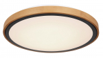 Lubinis LED &scaron;viestuvas GLOBO Bruno, 40W, 3000/4500/6000K, 2400lm, medžio sp., &oslash;43,7 x 11cm