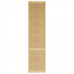 Baldinės durelės, žaliuzinės, pu&scaron;is, 21 x 394 x 2422 mm