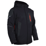 Žieminė darbo striukė Softshell Parka, juodos spalvos, dydis L