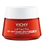 Veido kremas nuo pigmentinių dėmių su SPF50 Vichy Liftactiv B3, SPF50, 50 ml