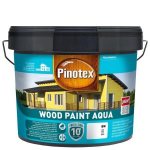Medinių fasadų dažai PINOTEX WOOD PAINT AQUA, geltonos sp., 9 l