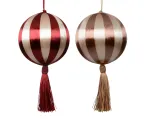 Kalėdinis eglės žaisliukas BAUBLE TASSEL, 2 spalvų, 8 cm, 1 vnt