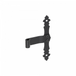 Vartų lankstas T tipo ZRO, 200 x 3 mm, juodos sp.