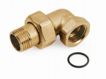Žalvarinė ardoma jungtis GENERAL FITTINGS, 3/4", kampinė, vid/i&scaron;or