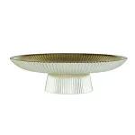 Stiklinė tortinė AURORA ROYAL GOLD, auksinės sp., 31 cm