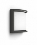 Sieninis LED lauko &scaron;viestuvas PHILIPS SAMONDRA, IP44, 2700 K, 12 W, 1200 lm, antracito sp.