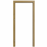 Reguliuojama durų stakta PORTA SYSTEM, Katanijos ąž sp., 646 x 2038 x 75 - 95 mm, kairė
