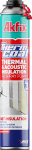 Termoizoliacinės poliuretano putos &scaron;iltinimiui AKFIX Thermcoat, 850 ml