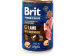 Konservuotas &scaron;unų ėdalas BRIT PREMIUM BY NATURE, su aviena, 400 g