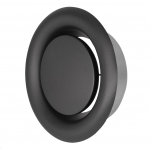 Metalinis oro i&scaron;traukimo difuzorius DM125A, antracito sp.