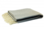 Pledas NOSTRA ANDORA, pilkos sp., 140 x 200 cm, 10% ka&scaron;myro, 90% merino vilnos, 245 g/m2