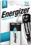 Elementai ENERGIZER Max Plus Krona, 9V, 6LR61, 522 BP1, 1 vnt