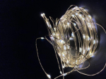 Elektrinė girlianda COPPER WIRE, 200 LED, IP44, 12 V, 3,36 W, &scaron;iltai balta, 22.9 m