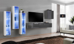 Sekcija Switch XIII su LED ap&scaron;vietimu, balta/tamsiai pilka