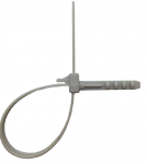 Kai&scaron;tis su daugkartiniu užtraukiamu dirželiu BALTPLAST, &Oslash;6x200mm/20 vnt., juodos sp.