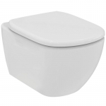 Pakabinamas unitazas IDEAL STANDARD TESI, su lėtai nusileidžiančiu dangčiu