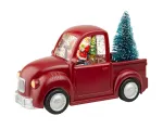 Elektrinė LED dekoracija AUTOMOBILIS, IP20, &scaron;iltai baltos sp., 3xAA (neįeina), 10 x 22,5 x 14cm