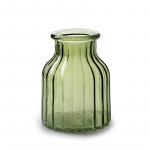 Stiklinė vaza MARCEL, žalios spalvos, 11 x 15 cm, 1 vnt