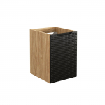 Apatinė vonios spintelė COMAD LUXOR BLACK 81-40-1D, ąžuolo/juoda