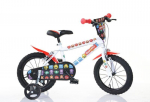 Vaiki&scaron;kas dviratis BIMBO BOY MONSTERS, dydis 16, įvairios sp.