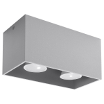 Lubinis &scaron;viestuvas SOLLUX QUAD pilkas, 40 W