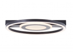 Lubinis LED &scaron;viestuvas BRILLIANT MAUREEN, 22 W, 3000 K, 2900 lm, juodos sp, &Oslash; 37 x 5 cm