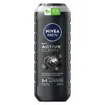 Valomoji du&scaron;o želė 3 viename Nivea Men Active Clean, 500 ml