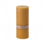 Cilindrinė žvakė ESSENTIALS Ochre, medaus sp., 7 x 17 cm