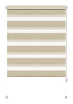 Klasikinė ritininė užuolaida ZEBRA, &scaron;viesiai rudos spalvos 750, 90 x 230 cm