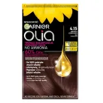Plaukų dažai Garnier Olia, 4.15 &scaron;altas &scaron;okoladas