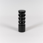 Karnizo užbaigimas VENEZIA, juodos sp., &Oslash;19 mm, 2 vnt.