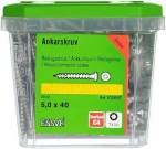 Medsraigčiai ESSVE ESSDRIVE Corrseal, 5,0 x 40 mm, skirti lauko darbams, 200 vnt.