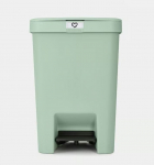 &Scaron;iuk&scaron;lių dėžė BRABANTIA StepUp, su pedalu, &scaron;viesiai žalios sp., 16 l
