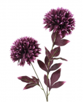 Dirbtinė gėlė CHRYSANTHEMUM, t.violetinės sp., 10 x 24 x 80 cm, 1 vnt