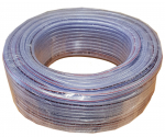 Žarna, PVC, skaidri, armuota, 5/16" (8x2), 50m
