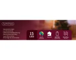 Elektrinė LED dekoracija RUTULYS SU SNIEGO FUNKCIJA, IP20, įv. sp., 3xAA (neįeina), 20,5 x 22,5cm
