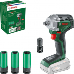 Akumuliatorinis smūginis veržliasukis BOSCH UniversalImpactDrive 18V-350, 18 V, 350 Nm, be akumul.