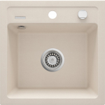 Deante granitinė virtuvinė plautuvė Deante Zorba ZQZ 5103, Beige