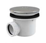 Du&scaron;o padėklo sifonas ALCAPLAST A49K LUX, metalinis, 90 mm