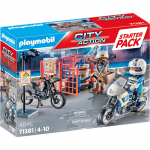 Pradinis rinkinys &bdquo;Policija&ldquo;  PLAYMOBIL CITY ACTION 71381