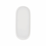 Ovali lėk&scaron;tė AURORA WHITE, 25 cm