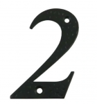 Namo numeris 2, 100 mm., juodos sp.