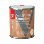 Medienos dažyvė TIKKURILA VALTTI PLUS COMPLETE, &scaron;ilko matiniai, &scaron;viesaus ąžuolo sp., 0,75 l