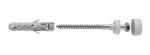 Klozeto tvirtinimo komplektas, 10 x 50/M6 x 80 mm, 2 vnt.