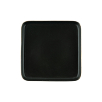 Kvadratinė pietų lėk&scaron;tė AURORA ARGOS BLACK, 25 cm