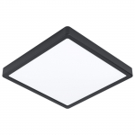 Lubinis LED lauko &scaron;viestuvas EGLO ARGOLIS 2, IP44, 20,5W, 3000K, 2400lm, juodos sp., 28,5x28,5x3 cm