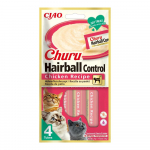 Skanėstas katėms CHURU Hairball, su vi&scaron;tiena, 4 vnt